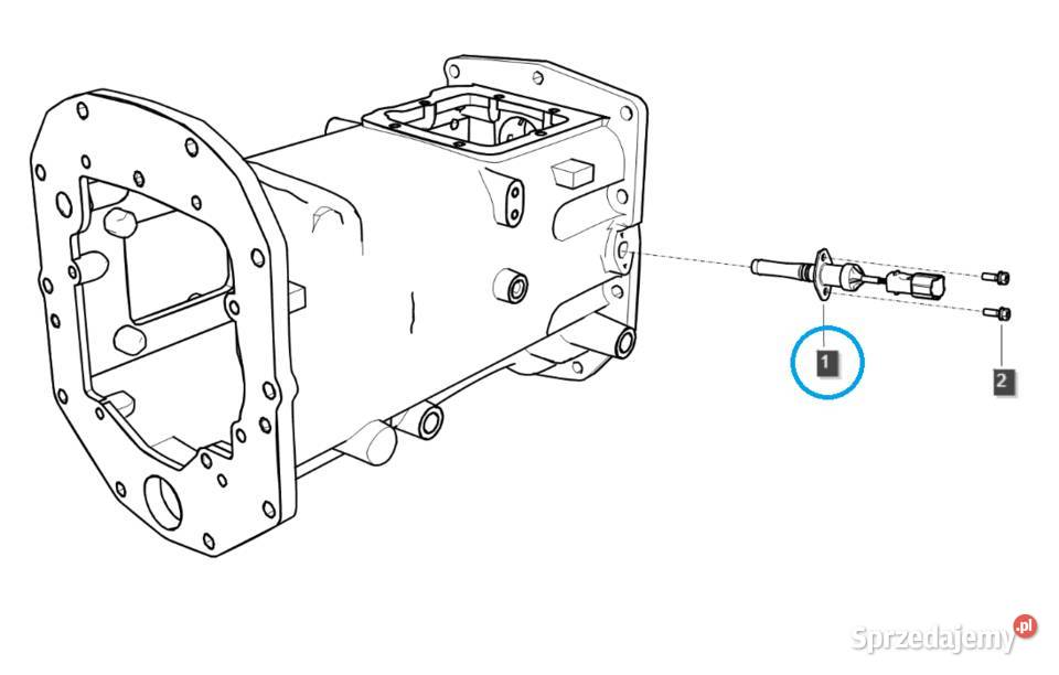 Prędkościomierz 2CH TRG750 LS Tractor 40395154 podkarpackie Tajęcina