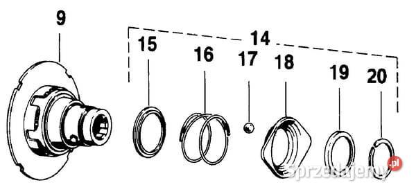 Piasta K964 1 3420 cz 563120