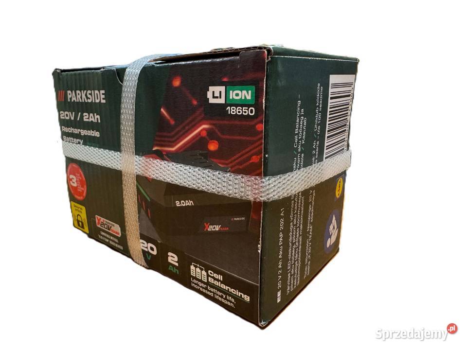 Akumulator LiIon Parkside 20 V 2 Ah Elbląg