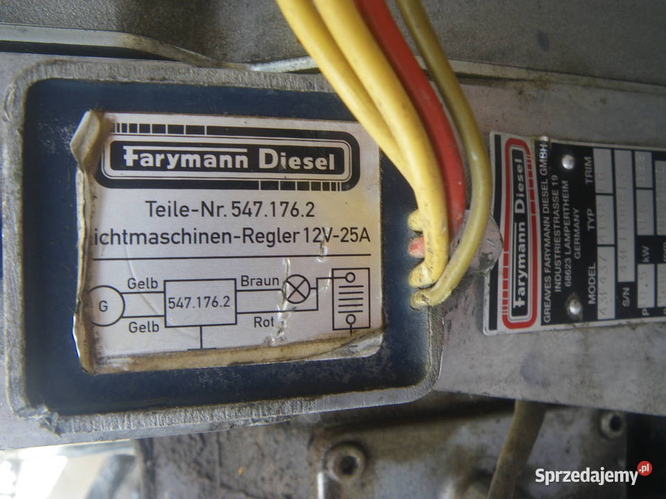 silnik farymann diesel części