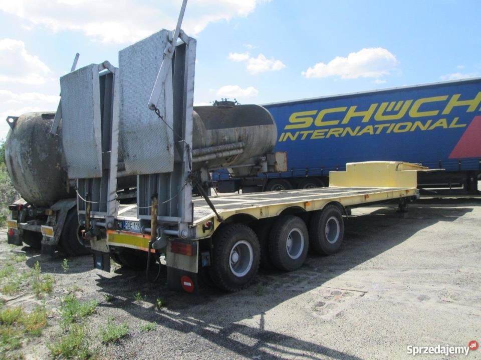 NACZEPA ZREMB Niskopodwoziowa Niskopodłogowa Brzostek