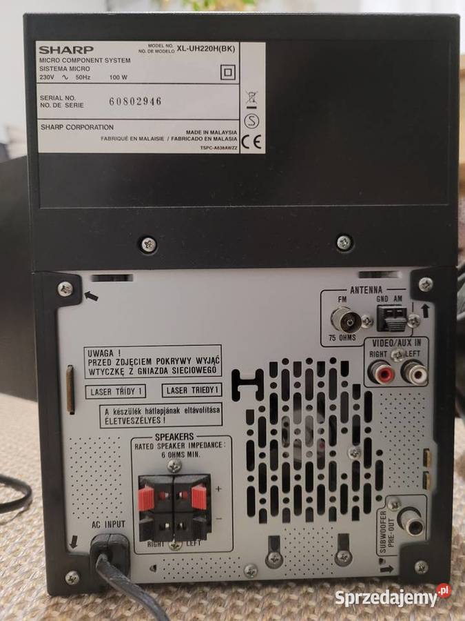 Mini wieża stereo Sharp XLUH220H Warszawa