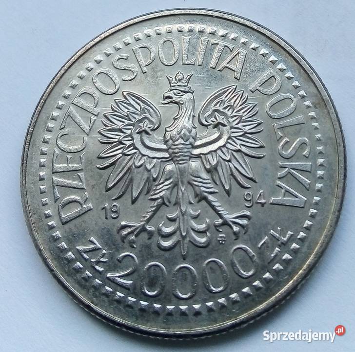 POLSKA20 000 1994 rCuNiZYGMUNT STARY Numizmatyka