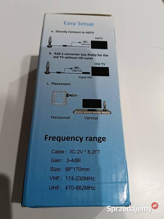 Antena Telewizyjna 4K 1080P TV i Video Drążdżewo Nowe