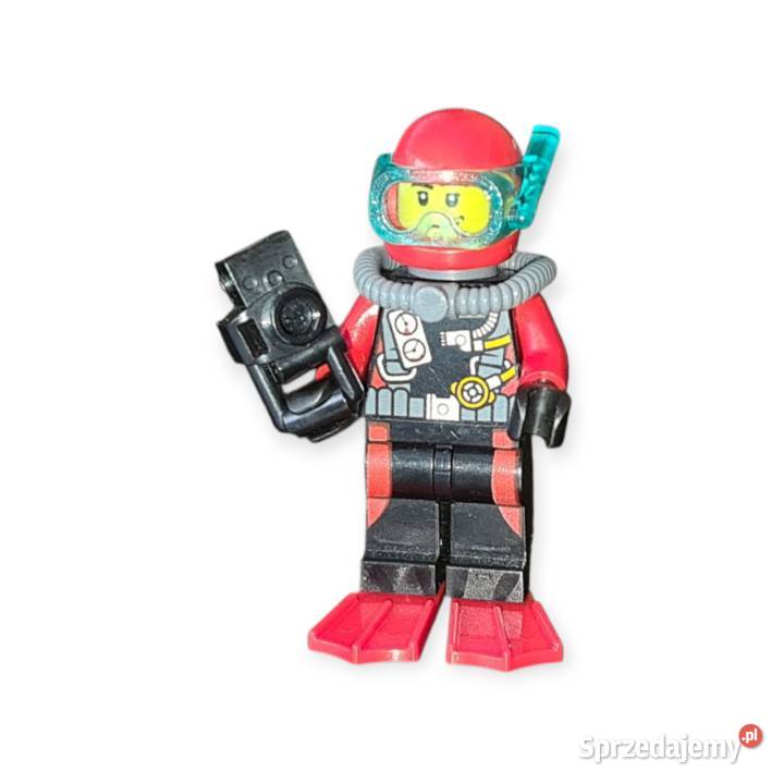 Lego Oryginalna Mini Figurka Płetwonurek Lego Warszawa
