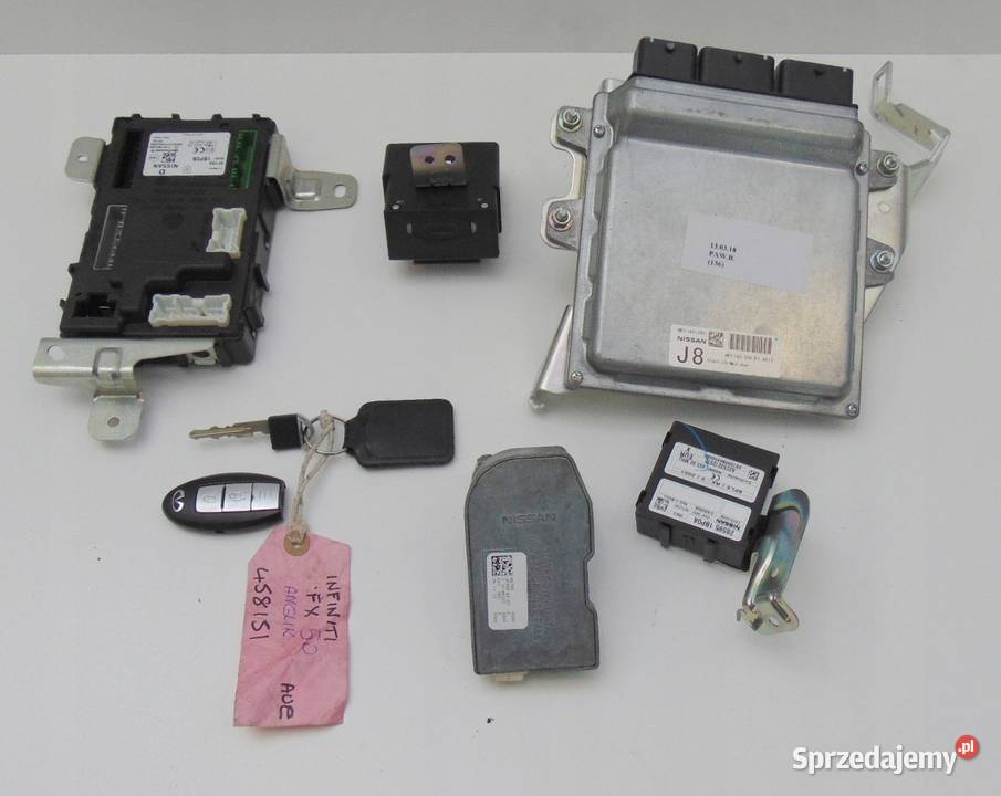 KOMPUTER MODUŁ ZESTAW MEC140290 INFINITI FX50 osobowe Układ elektryczny Nowy Tomyśl
