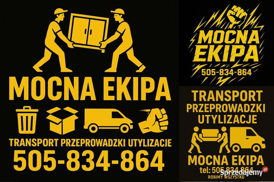 Mocna Ekipa Zero stresu Przeprowadzka Transport Przeprowadzki Częstochowa