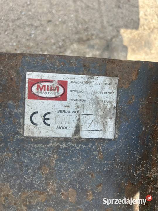 Szybkozłącze do mini koparki MIM 23 ton