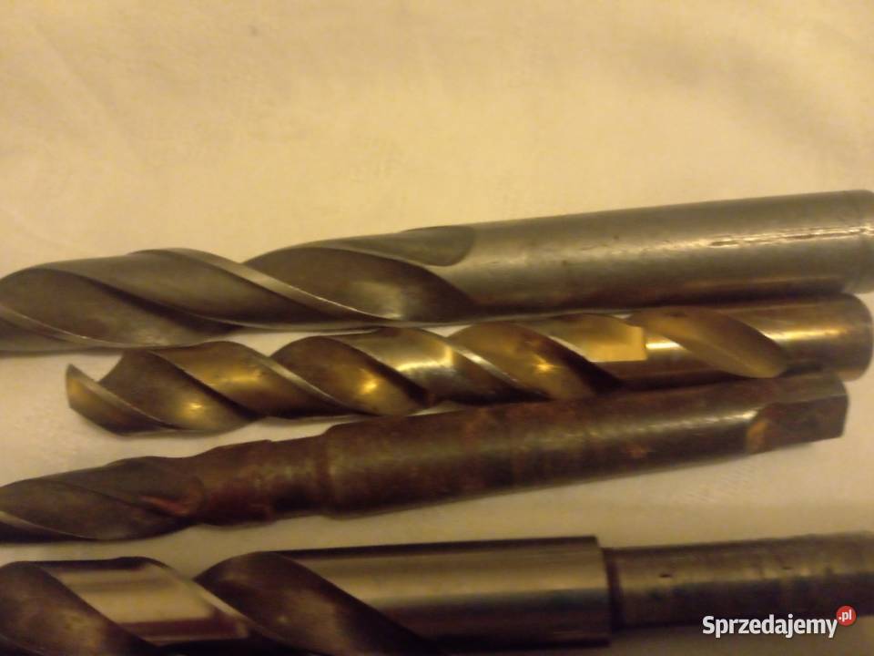 Wiertła 21 sztuk 4 nowe głowica Bosch dwa