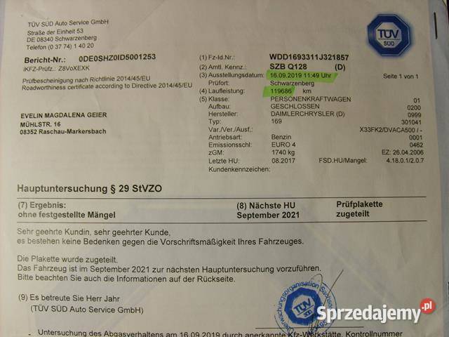 Sprzedam MercedesBenz Klasa A 150 Motoryzacja mazowieckie