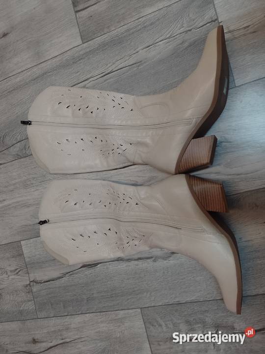 39 Ekskluzywne Wyszywane ażurowe kowbojki 25.4cm Kraków
