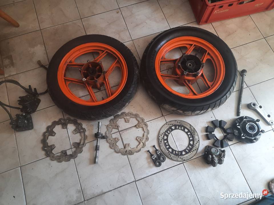 Koła 16 dwa komplety hamulce ośki Kawasaki gpz Opony, koła, felgi Jelenia Góra sprzedam