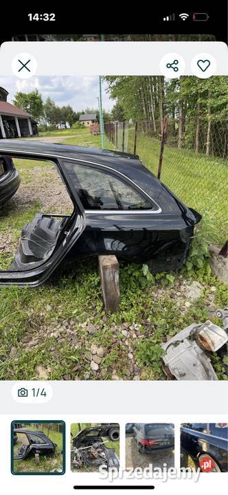 Błotnik ćwiartka lewy tył audi A4 lift kolor Tarnów