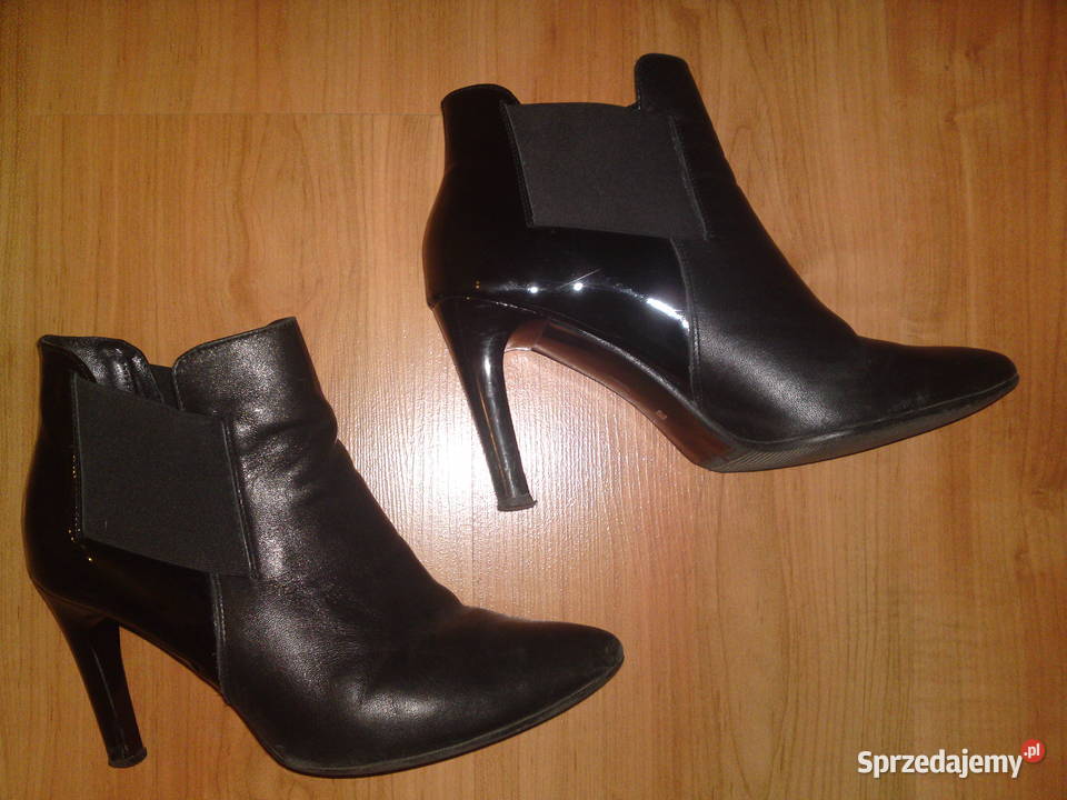 Kozaczki kozaki skóra skórzane Davos Gomma 38