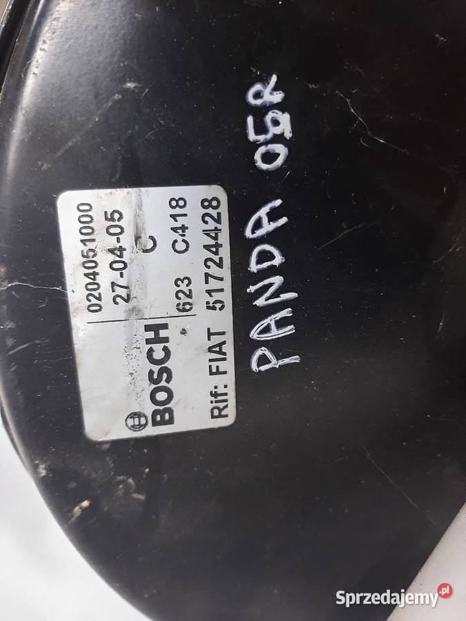 Fiat Panda ABS serwo pompa hamulcowa 51724428 osobowe łódzkie Ksawerów