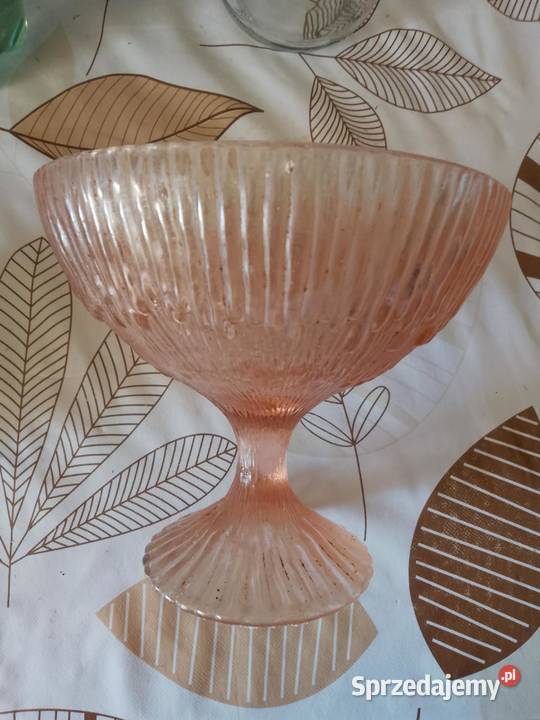 Szkło Ząbkowice owocarka patera JS Drost Porcelana i szkło Legnica