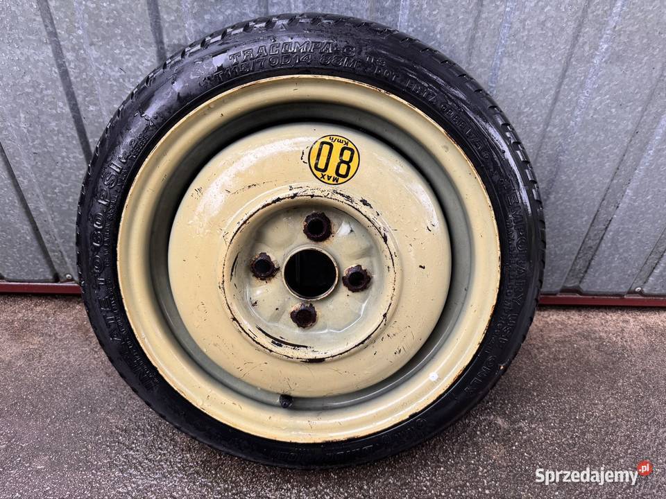 Koło Dojazdowe Zapasowe t11570D14 4x100 Toyota dolnośląskie sprzedam
