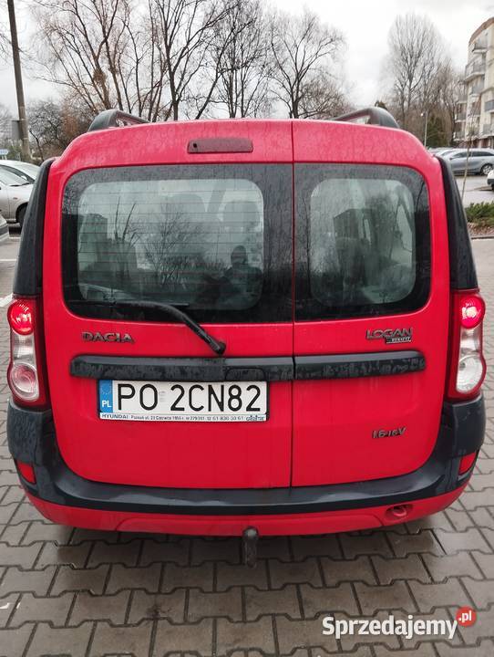 Dacia Logan 16 16v benzyna 7 osob klima faktury Dacia Poznań