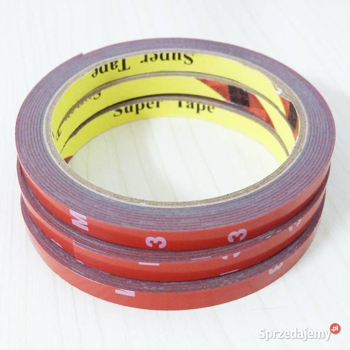 Taśma dwustronna 3M Akrylowa 6101520mm x 3mb