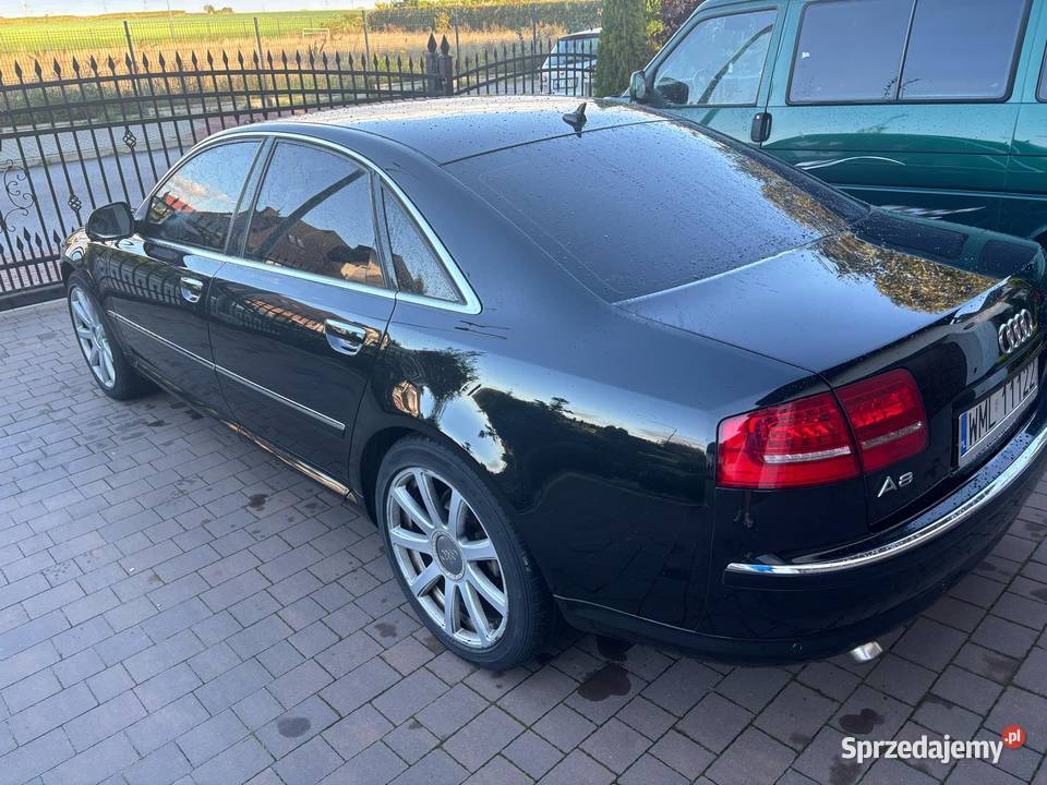 Audi A8 D3 30 TDI z 2009r asystent parkowania A8 mazowieckie