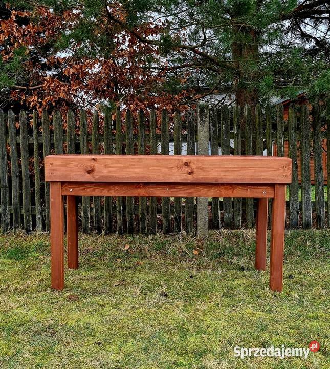 Zielnik drewniany na nogach warzywnik skrzynia Kalety