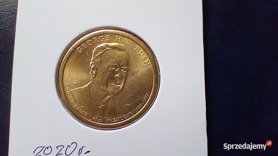 Stare monety 1 dolar 2020 Bush USA