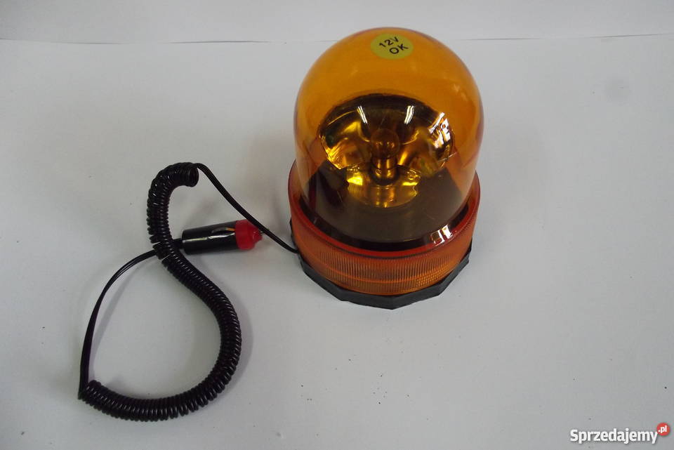 Lampa ostrzegawcza na magnes 12V nieuszkodzony Parczew