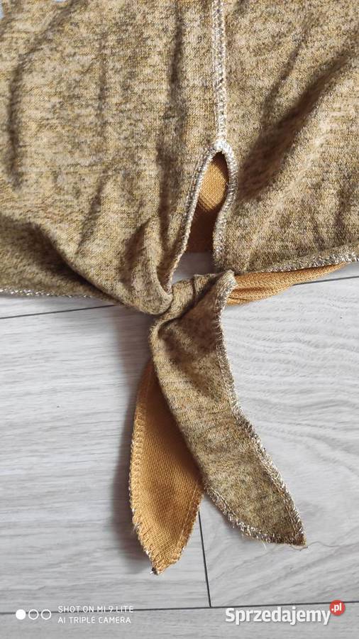 Bluzka włoska dzianina miodowy melanż Gdańsk