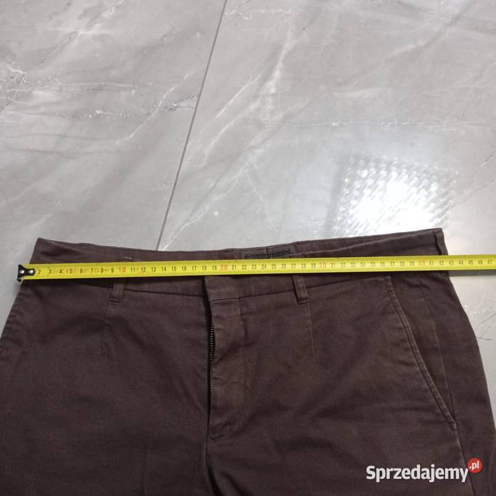 Spodnie Męskie Brązowe VISTULA Kamień Pomorski