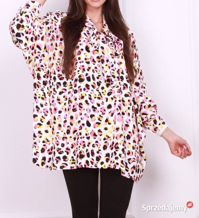 Bluzka z krawatkąkokardą w różne wzory kolory z Białystok sprzedam