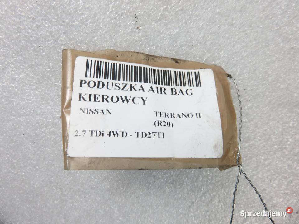 PODUSZKA KIEROWCY NISSAN TERRANO II R20