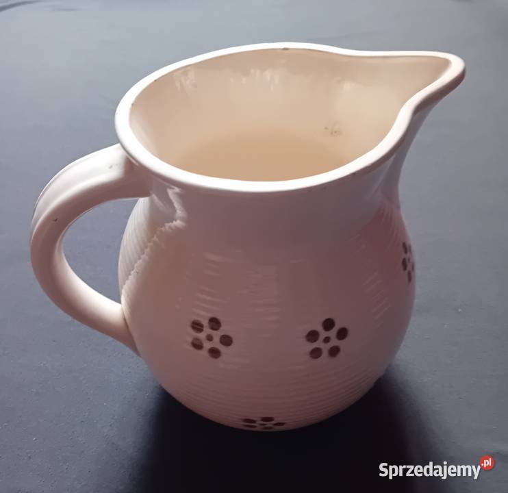 Dzbanek art deco Hertwig katzhutte sygnatura z wielkopolskie Koźminek