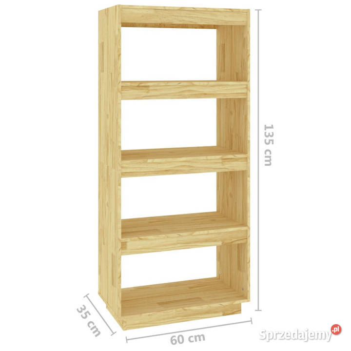 Regałprzegroda 60x35x135 lite drewno sosnowe Warszawa