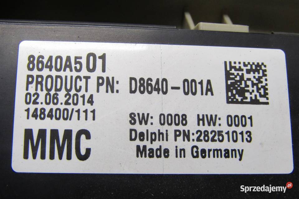 MODUŁ CZUJNIK ALARMU MITSUBISHI OUTLANDER III sprzedam