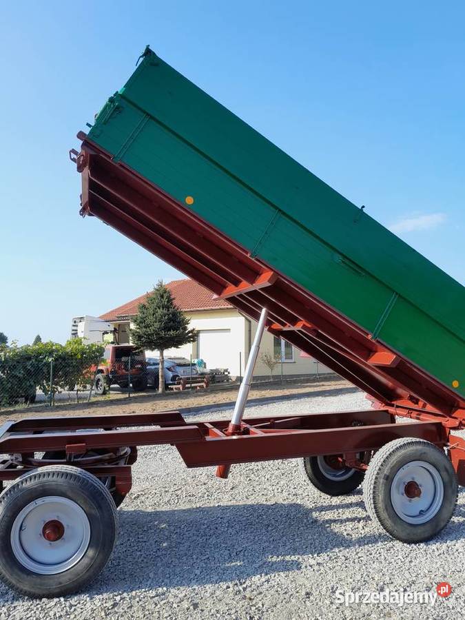 Przyczepa rolnicza reisch 8 ton dmc