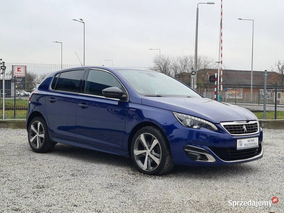 Peugeot 308 GTLine Navi 2xPDC Półskóry Full Led ABS Wągrowiec
