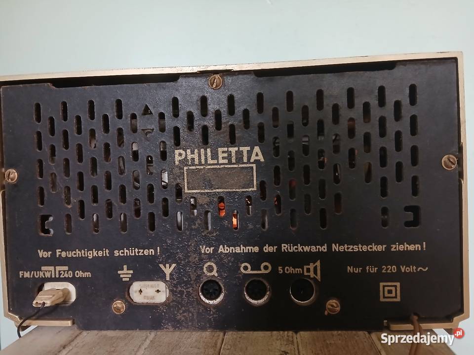 Radio lampowe firmy Philips małopolskie