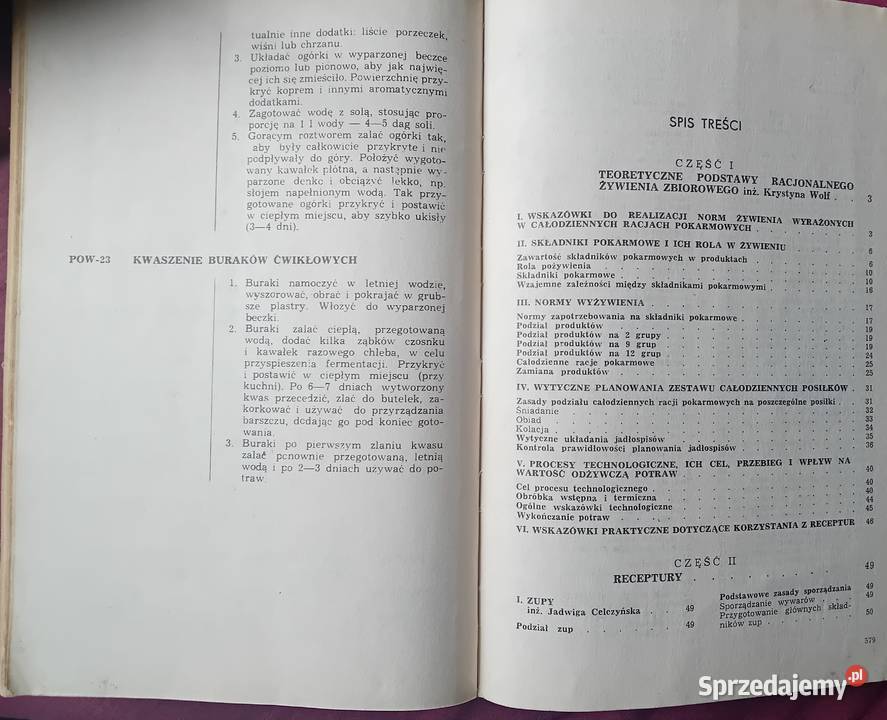 Żywienie młodzieży w stołówkach studenckich Antykwariat Antykwariat Koźminek