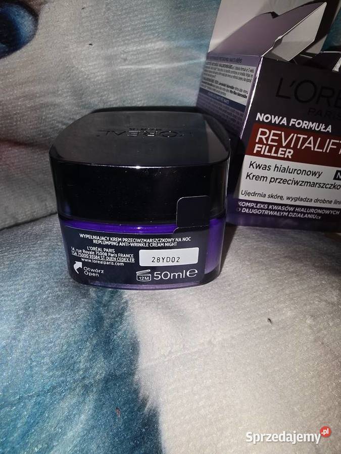 LOral Krem przeciwzmarszczkowy do twarzy na noc Unisex Sosnowiec sprzedam