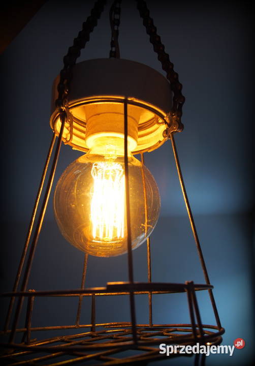 Lampa wisząca lampka sufitowa metalowa loft Leszno