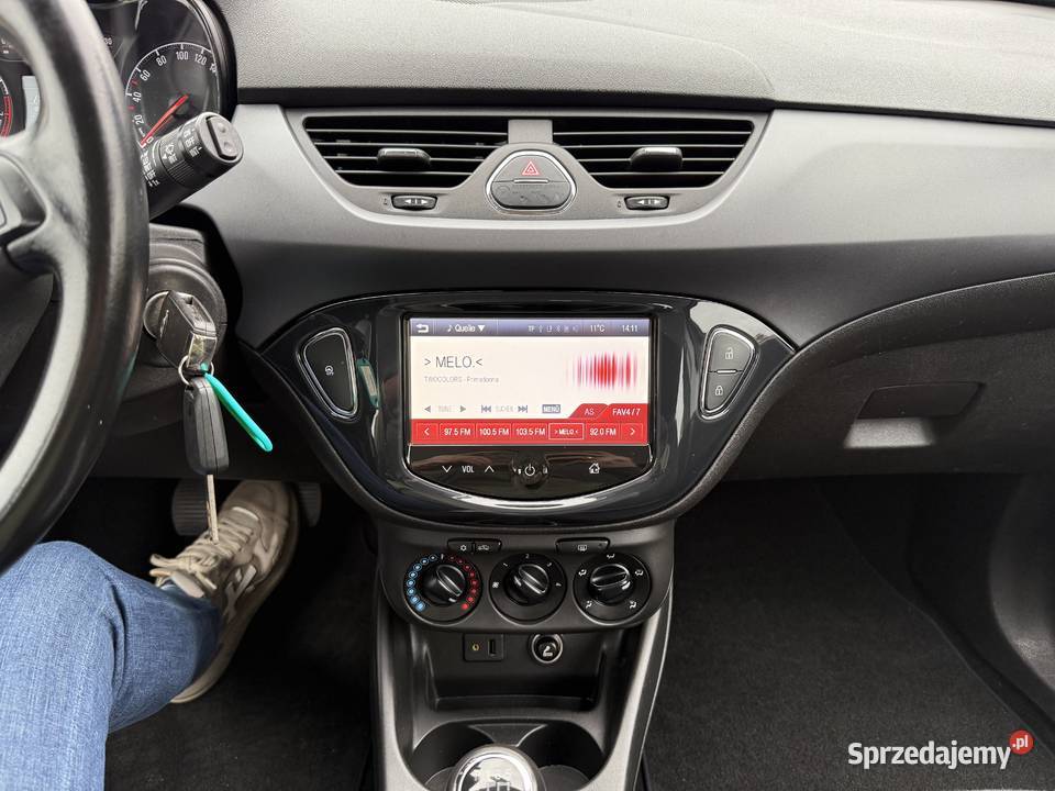 Opel Corsa 14 BENZYNA Klimatyzacja Tempomat Ledy elektryczne lusterka