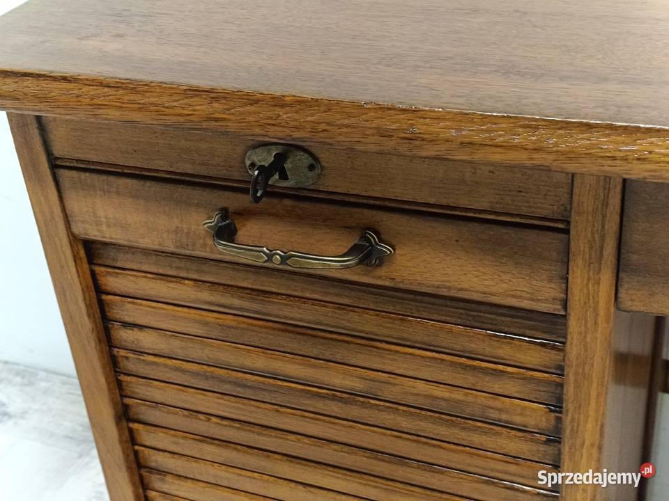 małe biurko dwustronne drewniane model Thonet z