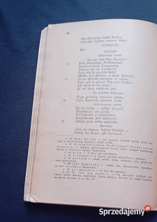 Aleksander Fredro Zemsta Wyd MKot Kraków 1949 r Koźminek sprzedam