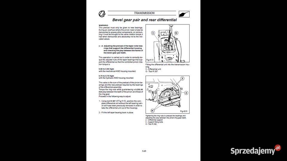 LandiniLegend105115130145165 instrukcja napraw Gdańsk