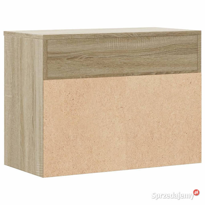 Ławka z miejscem na buty dąb sonoma 60x30x45 mazowieckie Warszawa