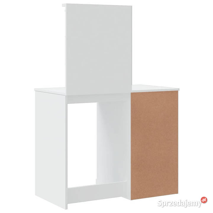 Toaletka z lampkami LED biała 90x42x1325 Warszawa