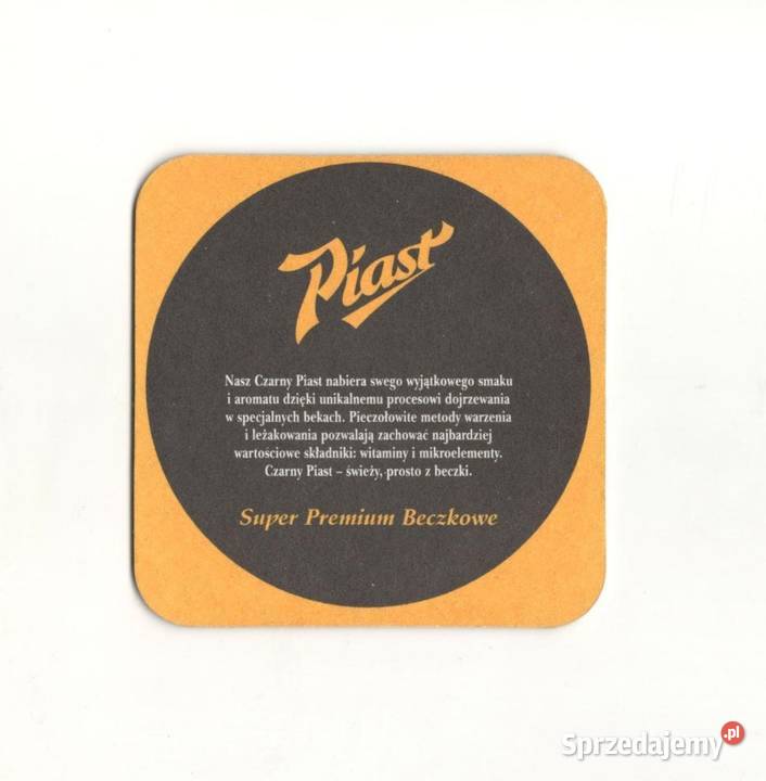 Piast podstawka do piwa 2 śląskie Gliwice