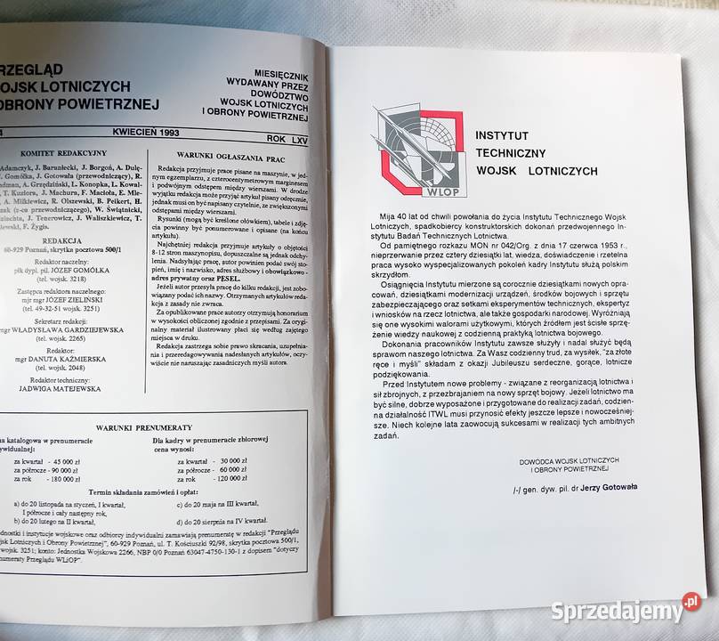Przegląd wojsk lotniczych i obrony powietrznej Koźminek