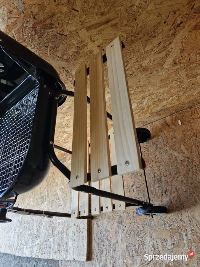 Grill węglowy z pokrywą i regulacją rusztu ruszt Głogowa
