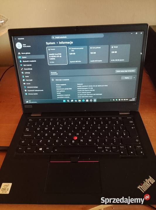 Lenovo ThinkPad l13 Intel Core i5 łódzkie Opoczno